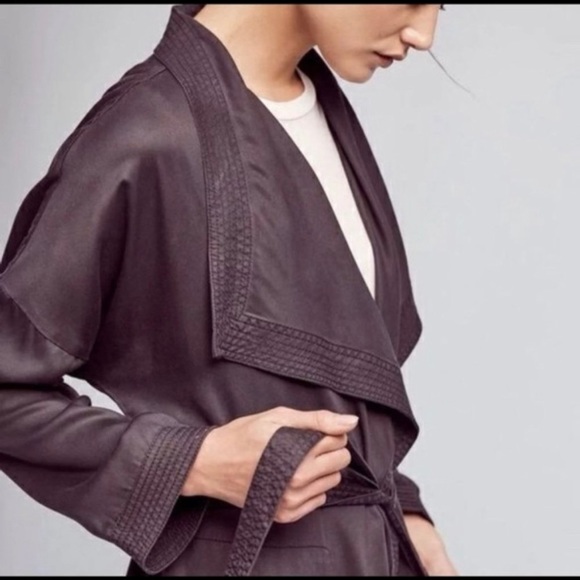 ANTHROPOLOGIE Hei Hei Trapunto Robe Coat - Picture 2 of 7